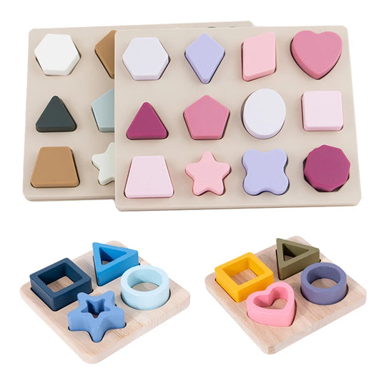 Puzzle géométrie en silicone